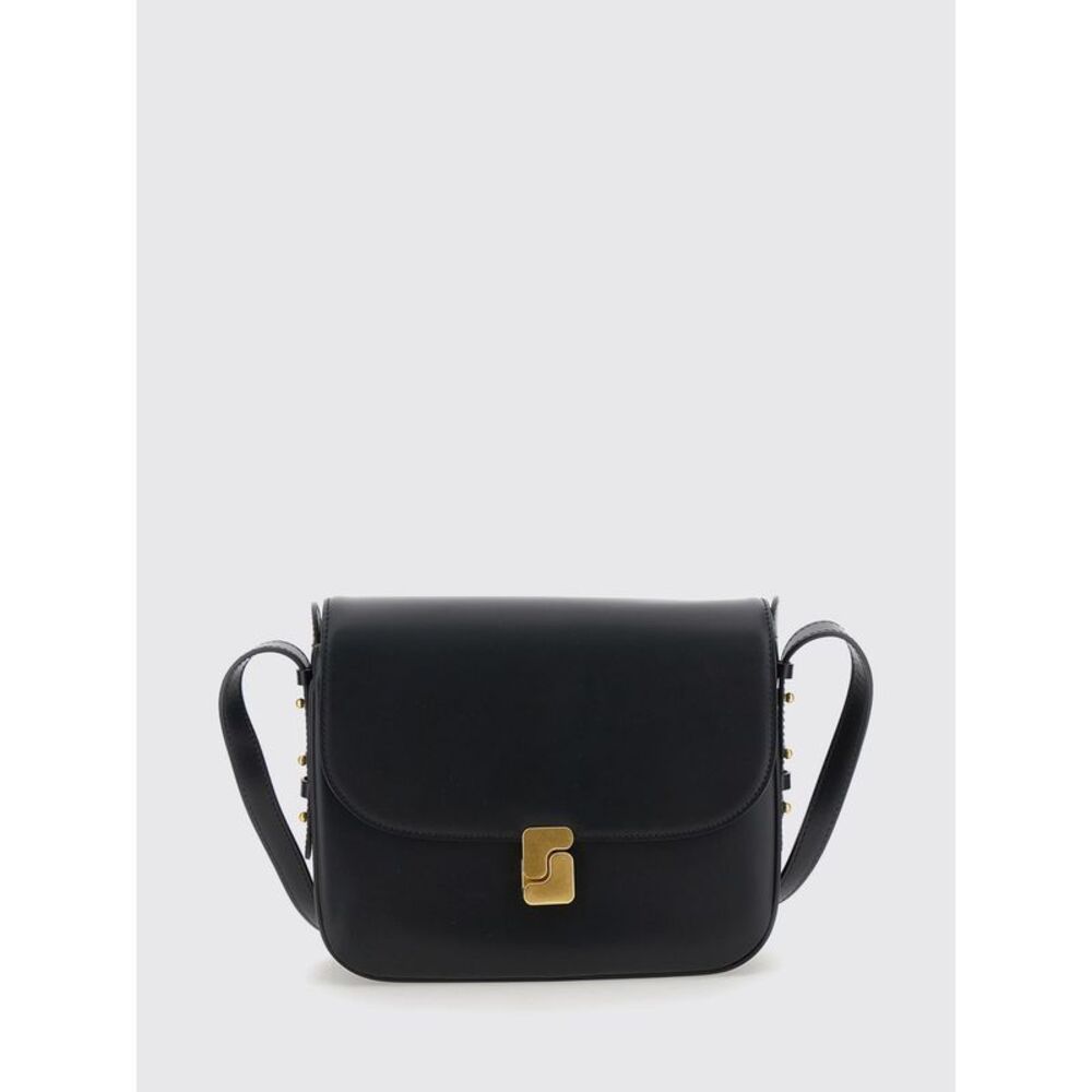 Soeur Women Bellissima Smooth Leather Crossbody Bag Soeur With Buckle Closure